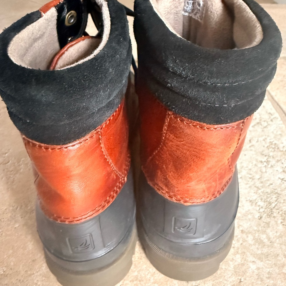 Sperry Top-Sider Men's Brown and Black Rain & Snow Boots - Picture 3 of 5